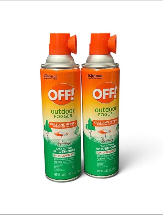 Off outdoor Other - Outdoor Fogger Aerosol - Orange and Green (2 Pack)